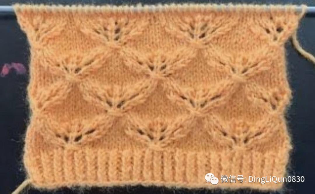 500个毛衣花样完整大平针版,毛衣华夫针花型图案大全