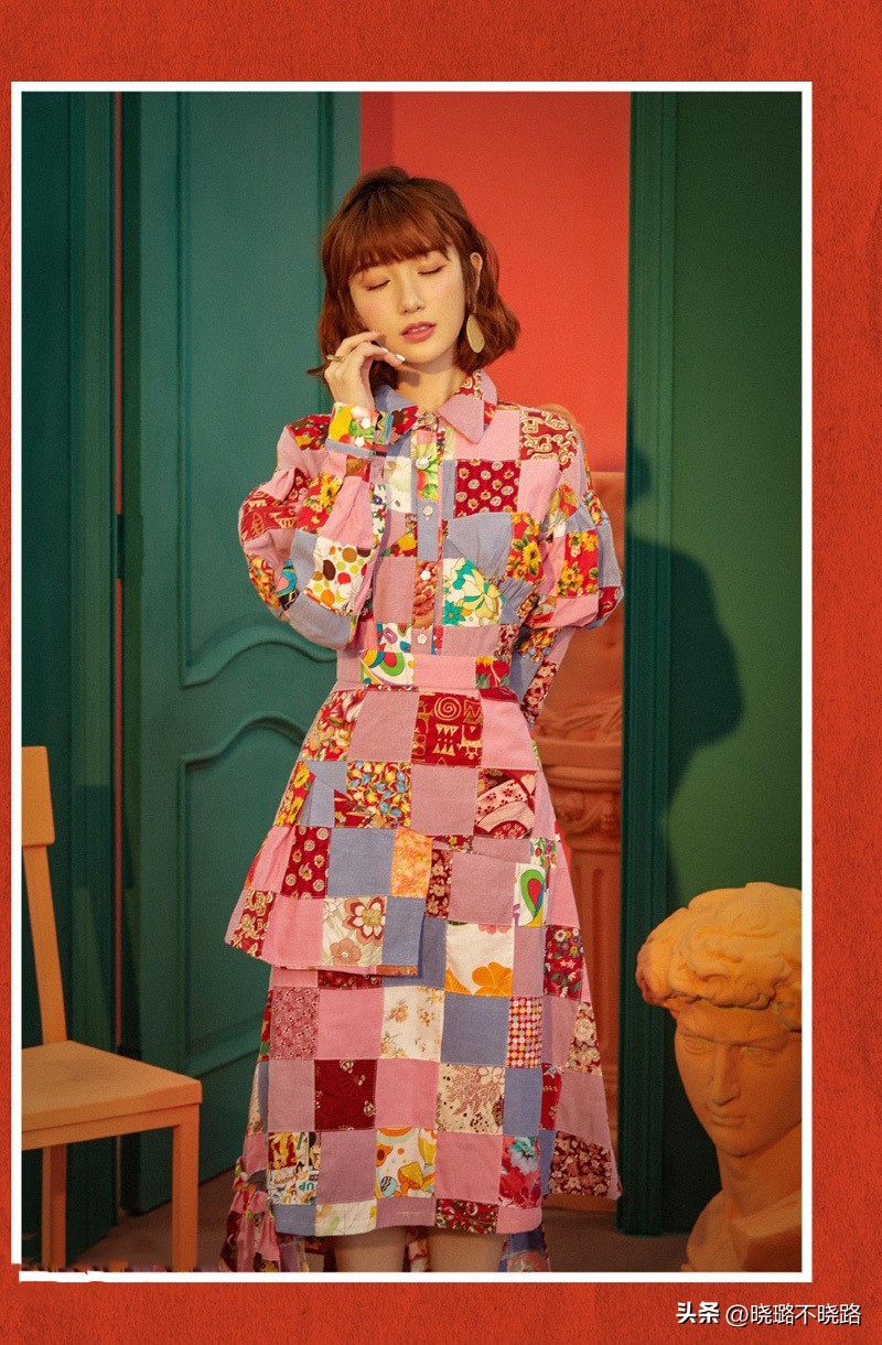 毛晓彤复古卷短发适合什么脸型,毛晓彤发型短发微卷