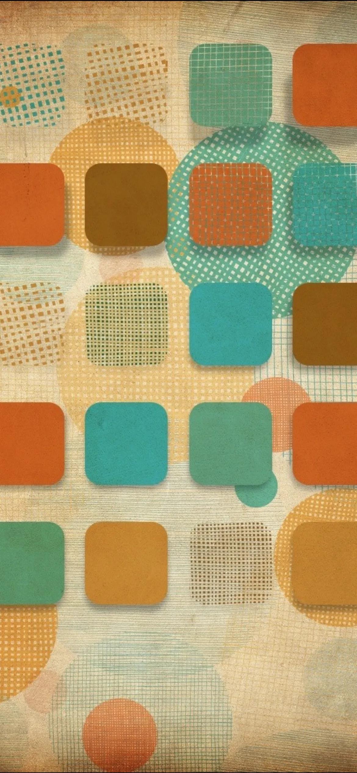 精美彩色上蓝下红壁纸,手机壁纸彩色粉末