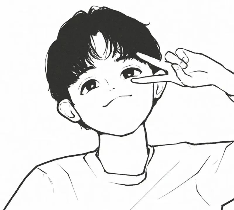 甜酷风情侣头像,超甜情侣头像漫画