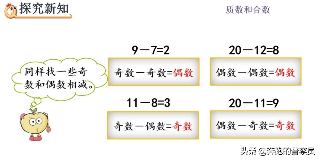 五年级下册数学奇数和偶数的讲解,五年级数学质数和偶数的关系