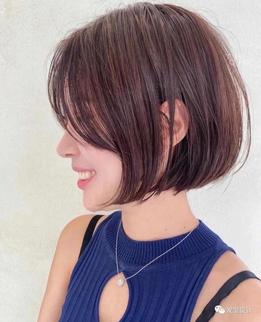 短发推荐大圆脸利落,2021圆脸大脸最火短发