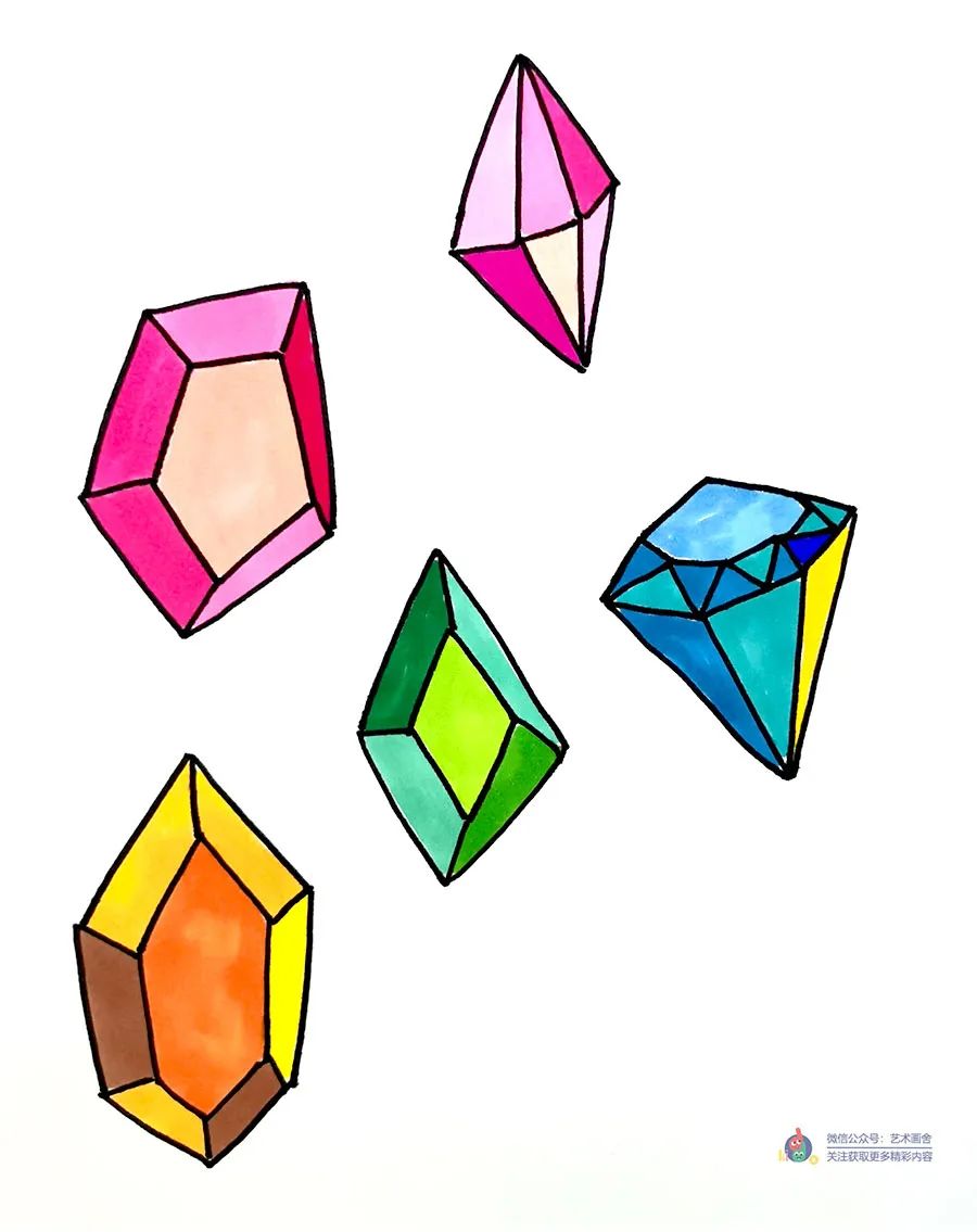 儿童画教程创意线描,儿童画彩墨教程