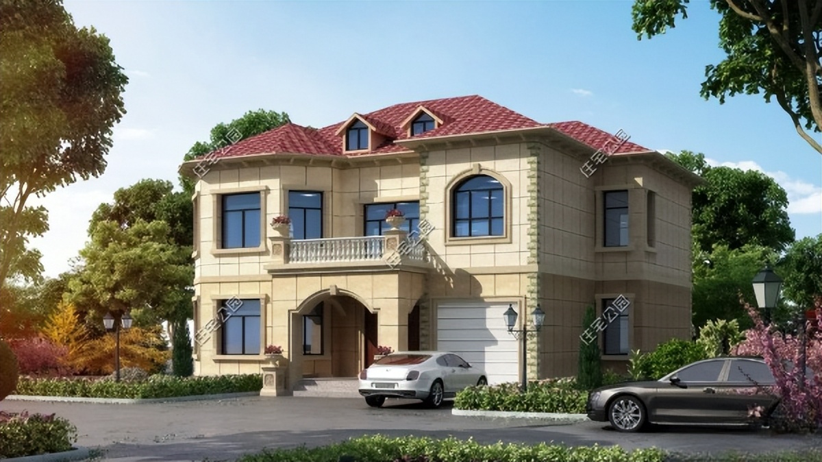 90平米三层自建房设计图20万,农村自建房三层带神位造价20万