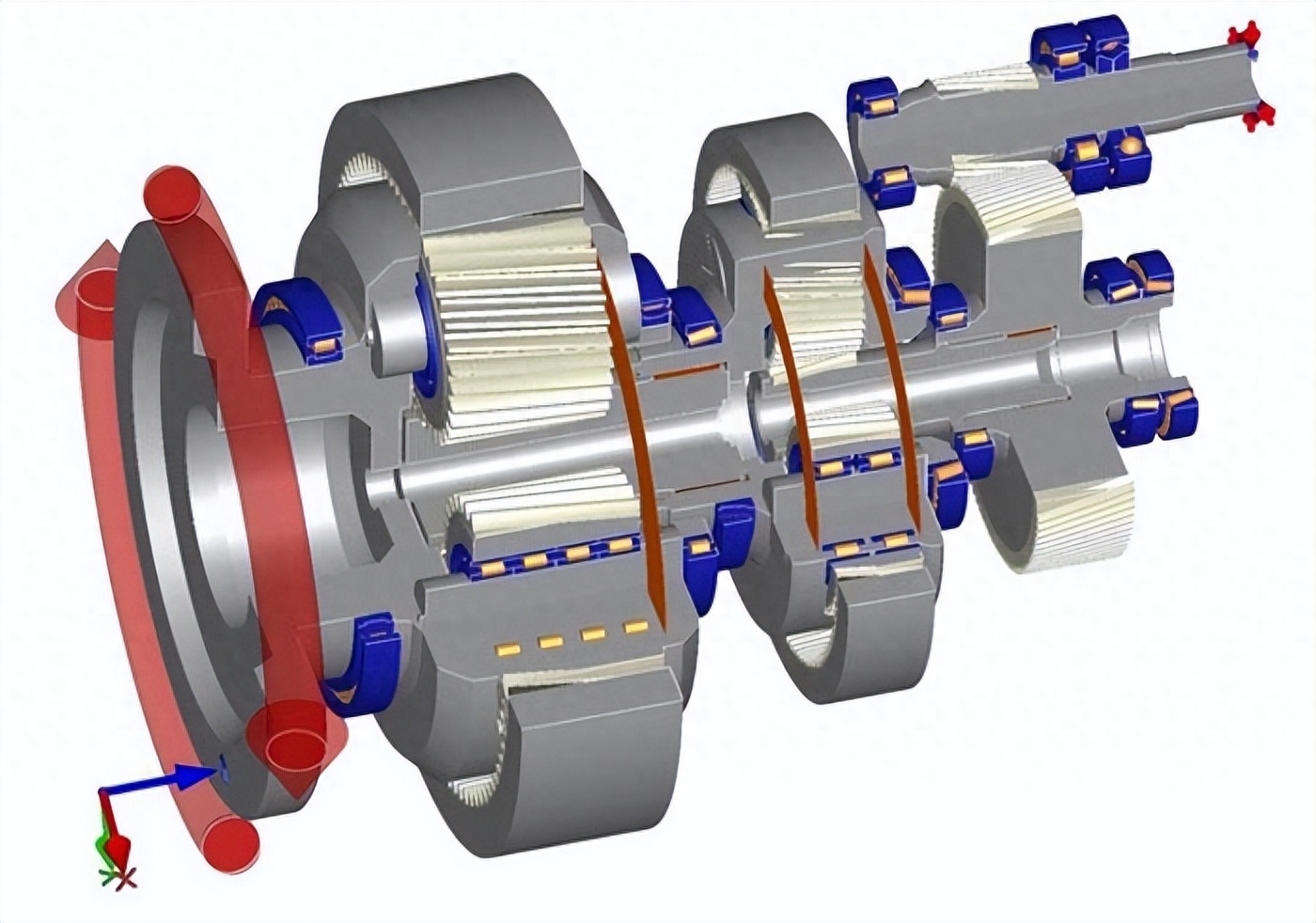 行星齿轮传动原理图片,行星齿轮传动设计视频