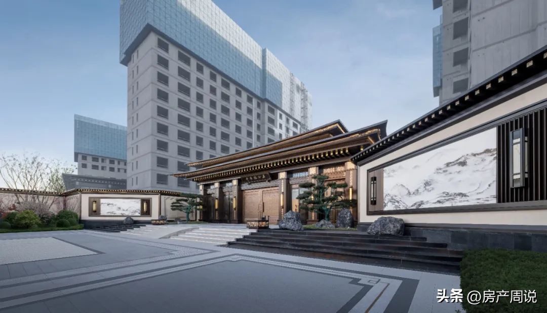 高档小区大门入口图片欣赏,高档小区大门入口门楼图