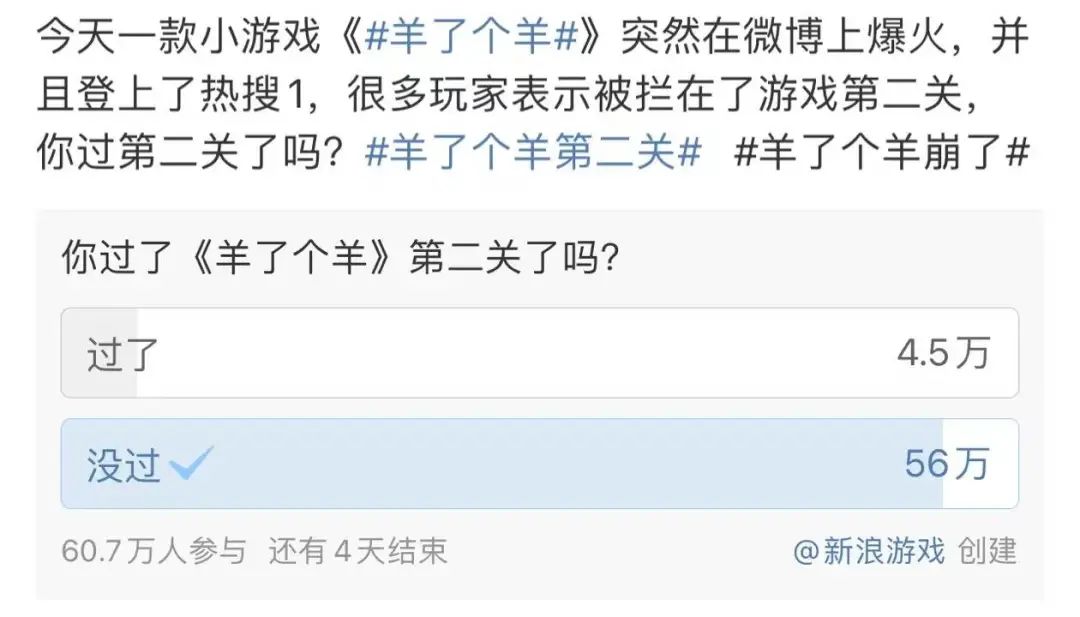 如何看待羊了个羊游戏的爆红事件,羊了个羊游戏为什么这么火