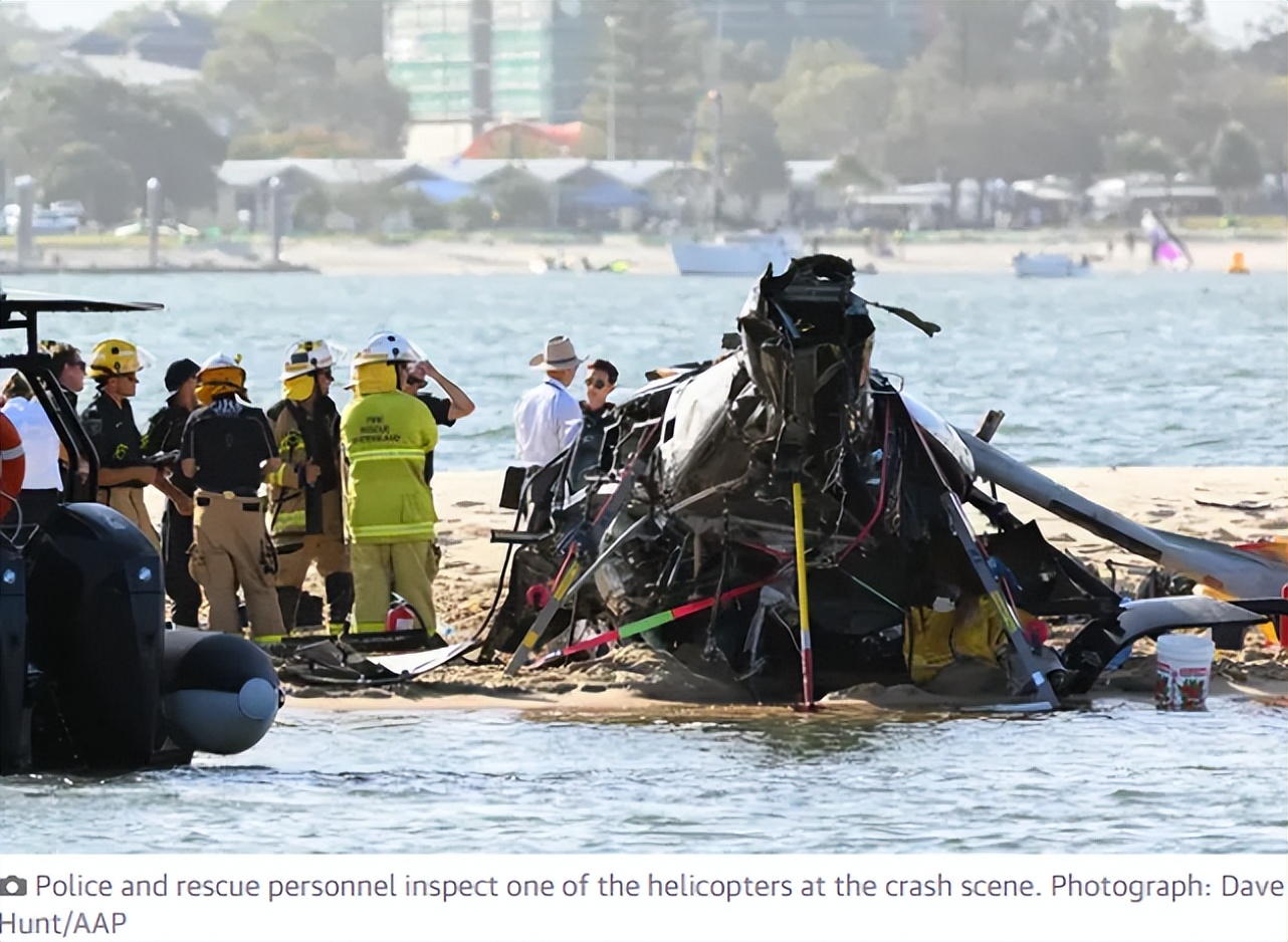 澳大利亚直升机相撞事故第一视角,澳大利亚黄金海岸直升机相撞