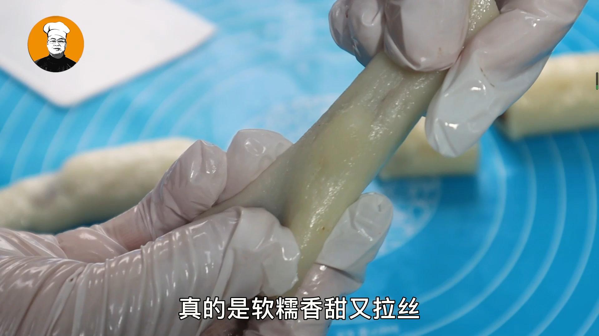 夏日甜品糯米糍,软糯拉丝的糯米凉糕夏天