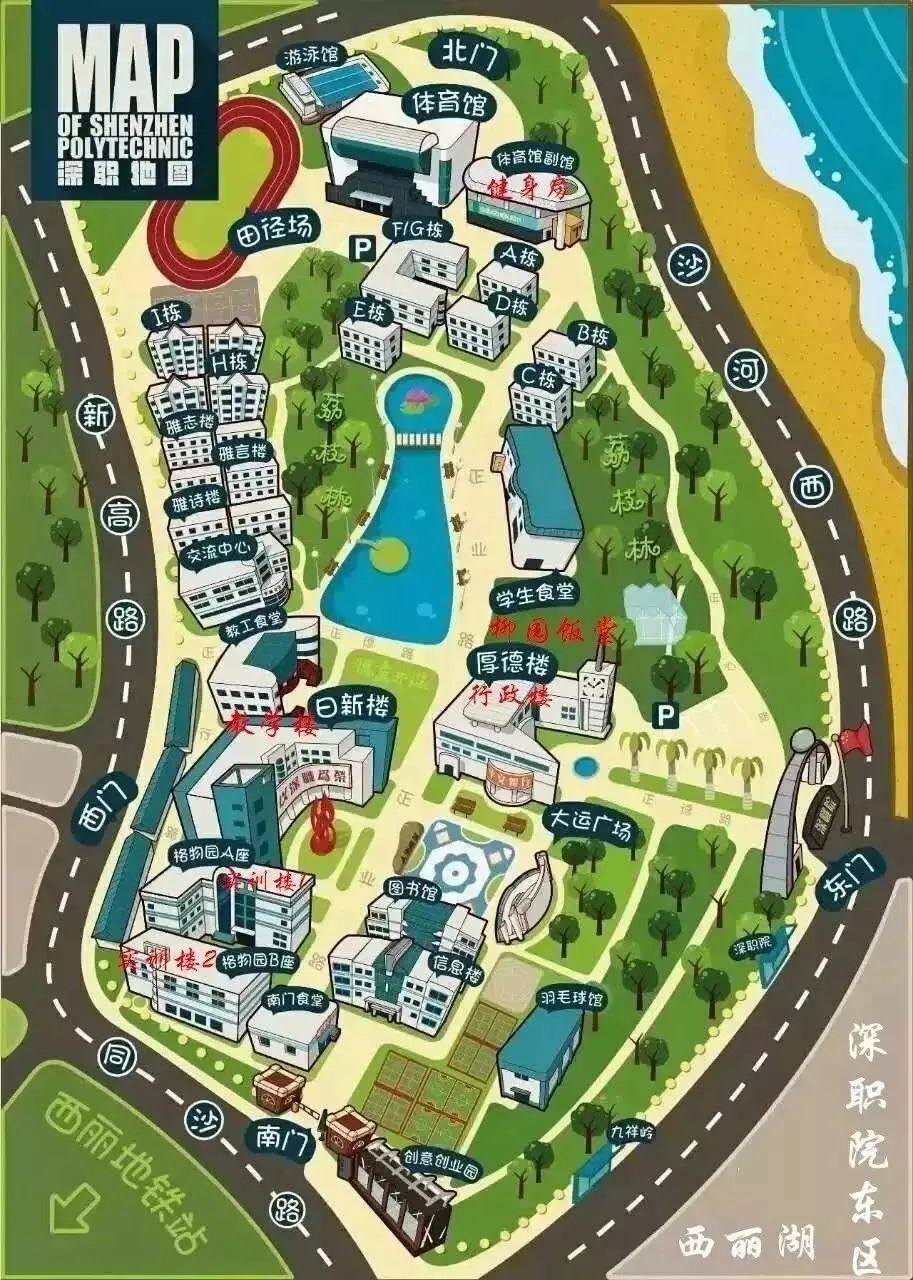 深圳职业技术学院护理专业宿舍,深圳职业技术学院旺棠e栋宿舍