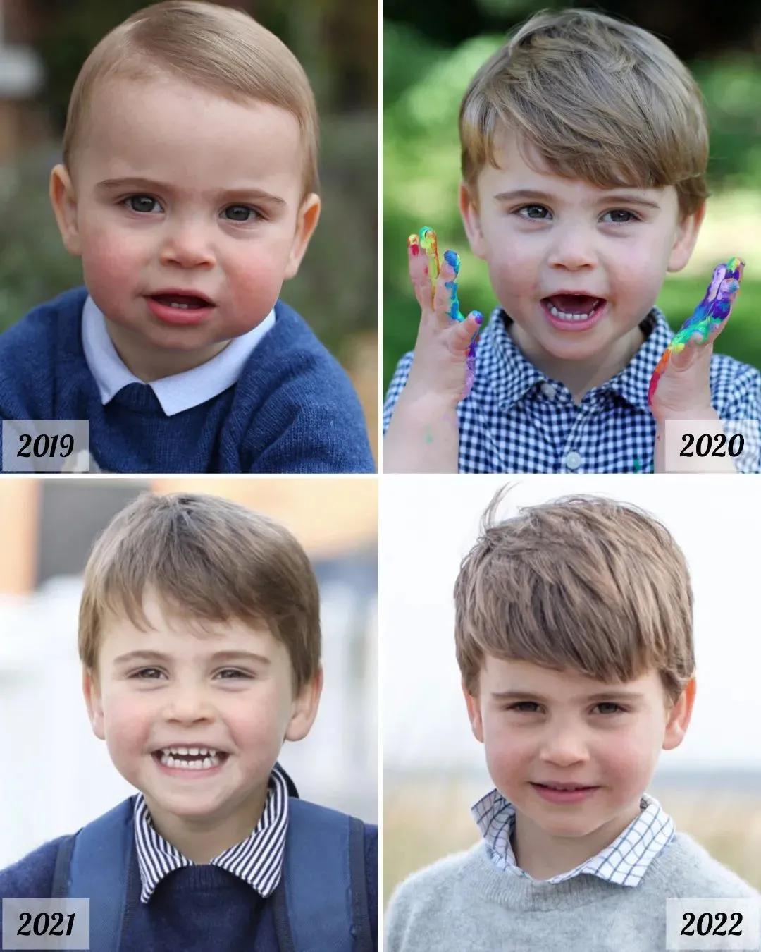 路易小王子全部图片,乔治路易小王子照片对比