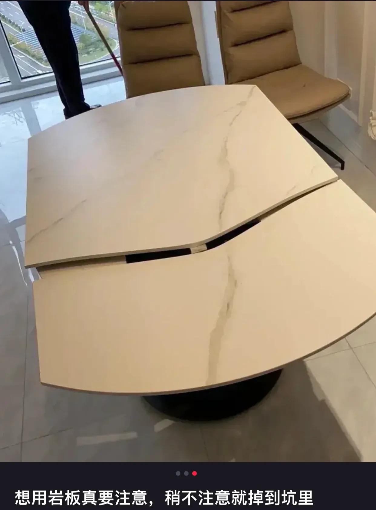 全网最火的10款岩板餐桌1米6,岩板餐桌和大理石餐桌怎么选