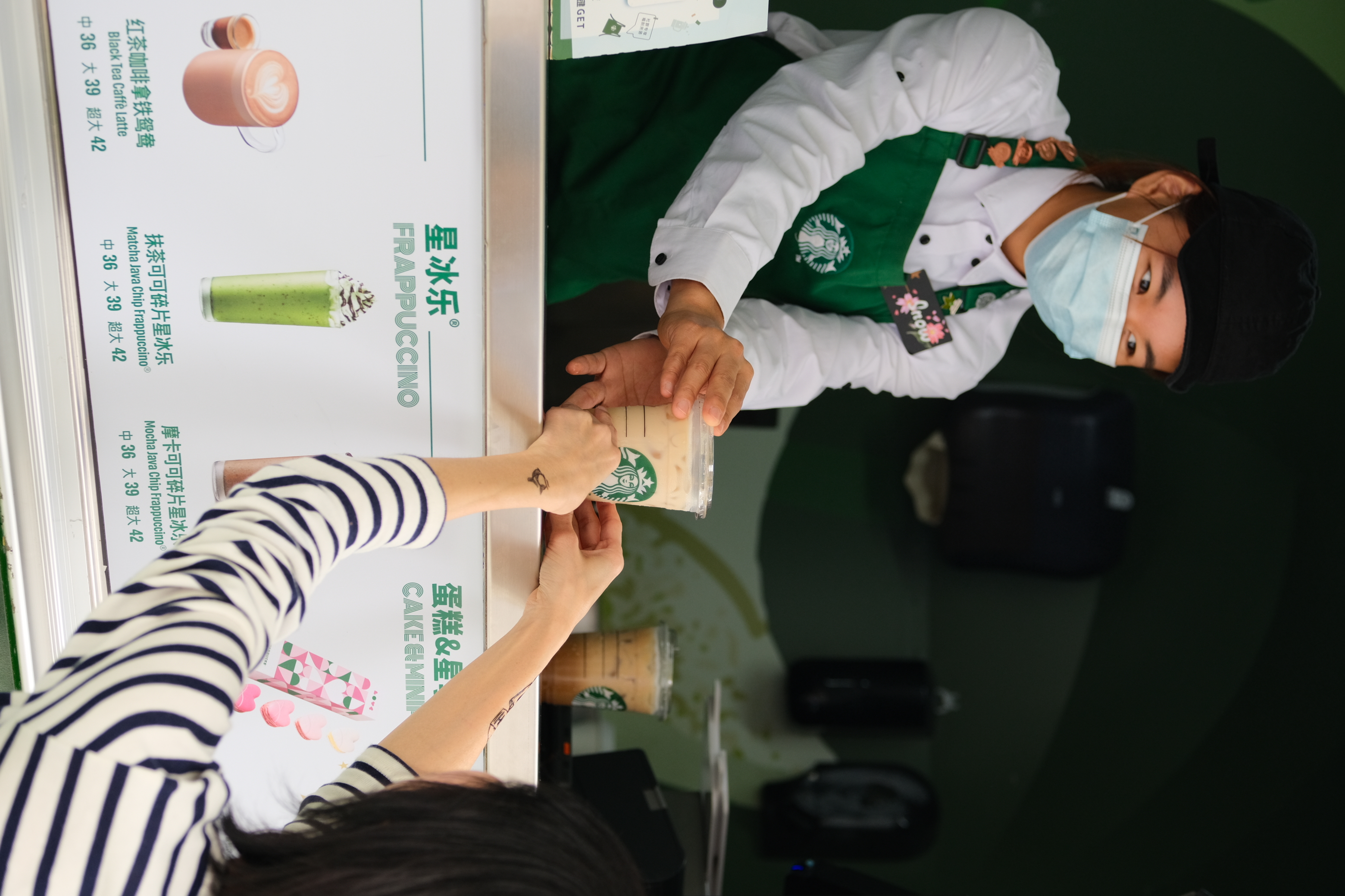 星巴克咖啡新店,星巴克咖啡欢迎光临