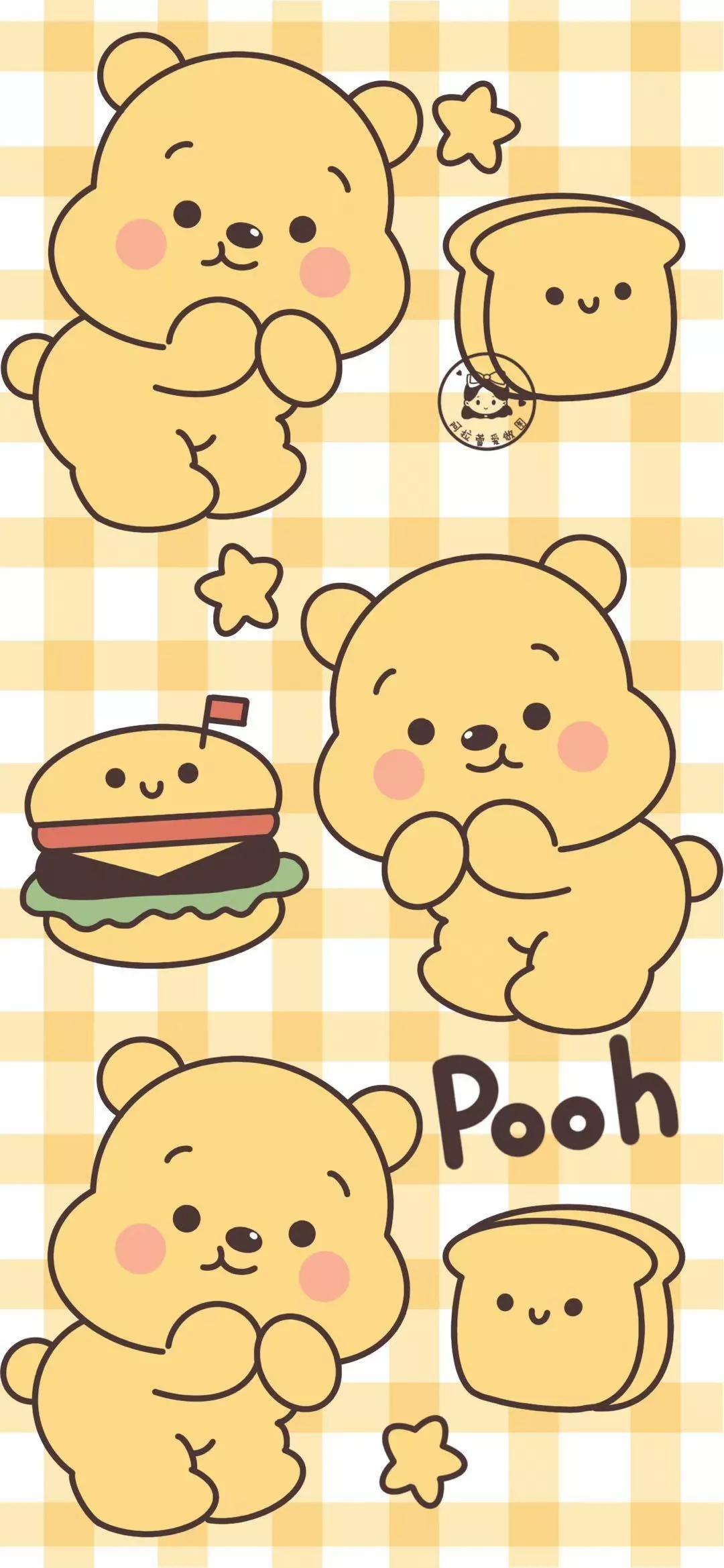 手机壁纸｜小熊维尼