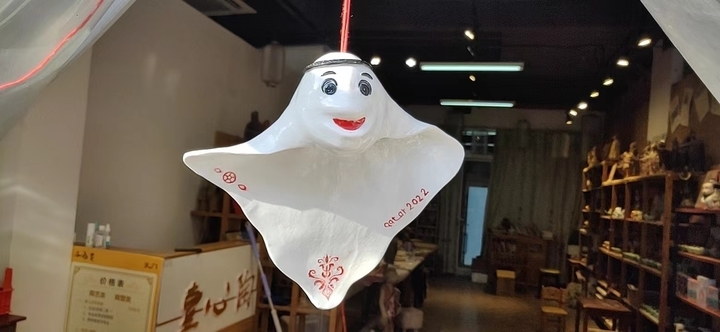 助力世界杯济南泥塑手艺人复刻3D版“拉伊卜”