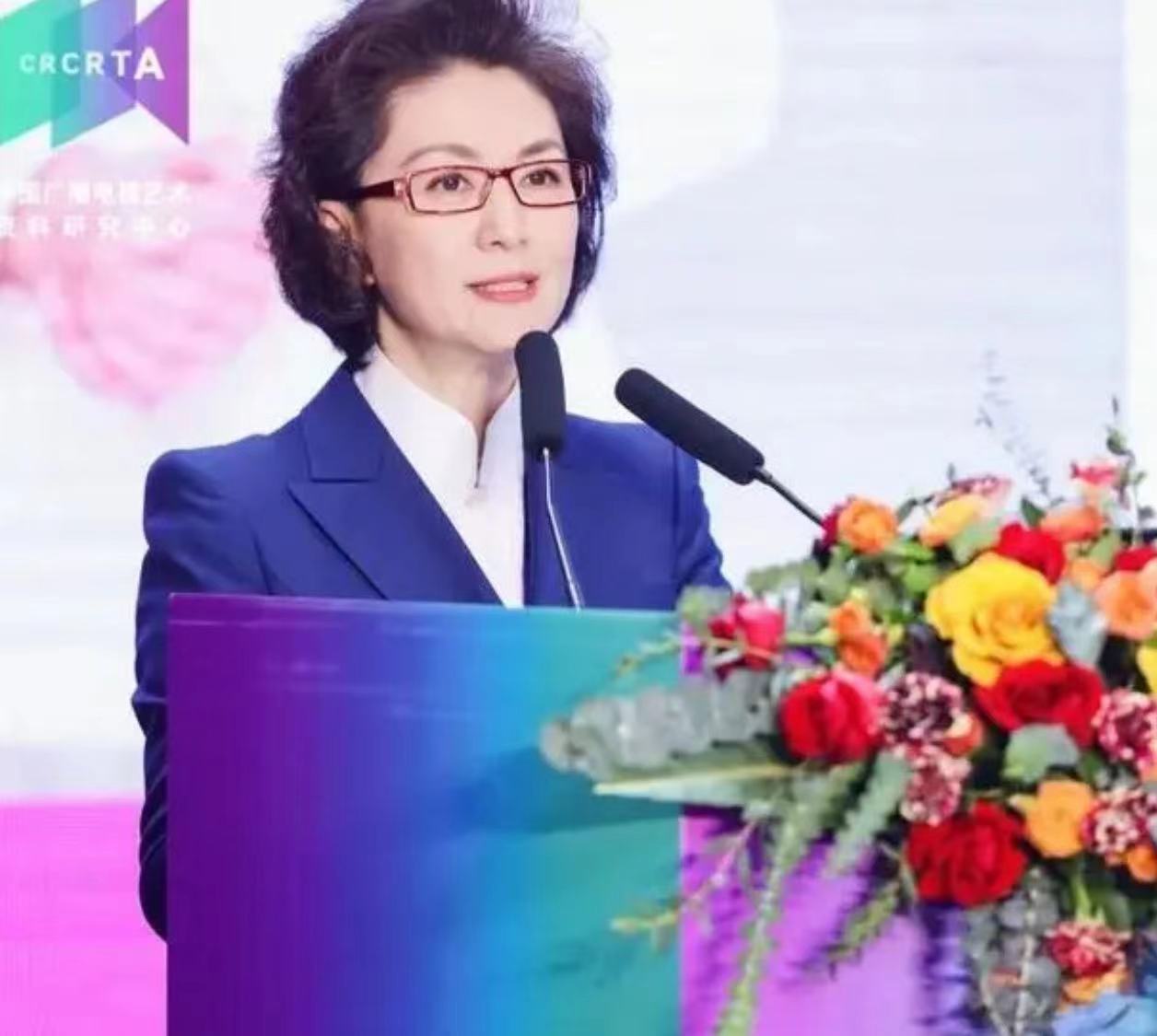 央视最漂亮的女主持人海霞,央视主持人海霞满头白发视频