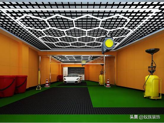 美容养生店装修简约,深圳汽车美容店装修