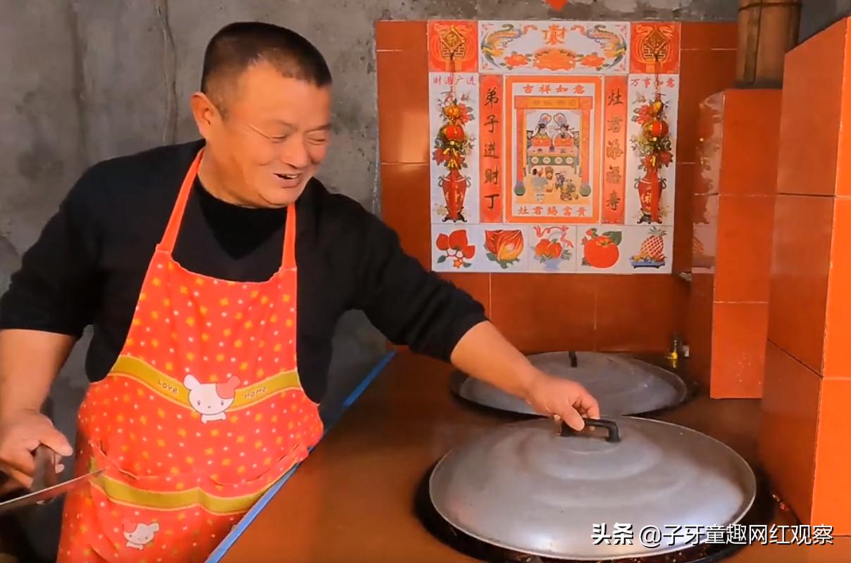 阿胖山做海鲜大咖,阿胖山做美食