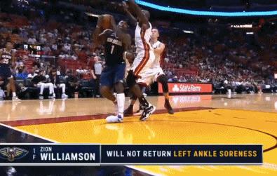 NBA晚报：詹皇转发中国视频，字母哥伸脚绊欧文，胖虎90度崴脚