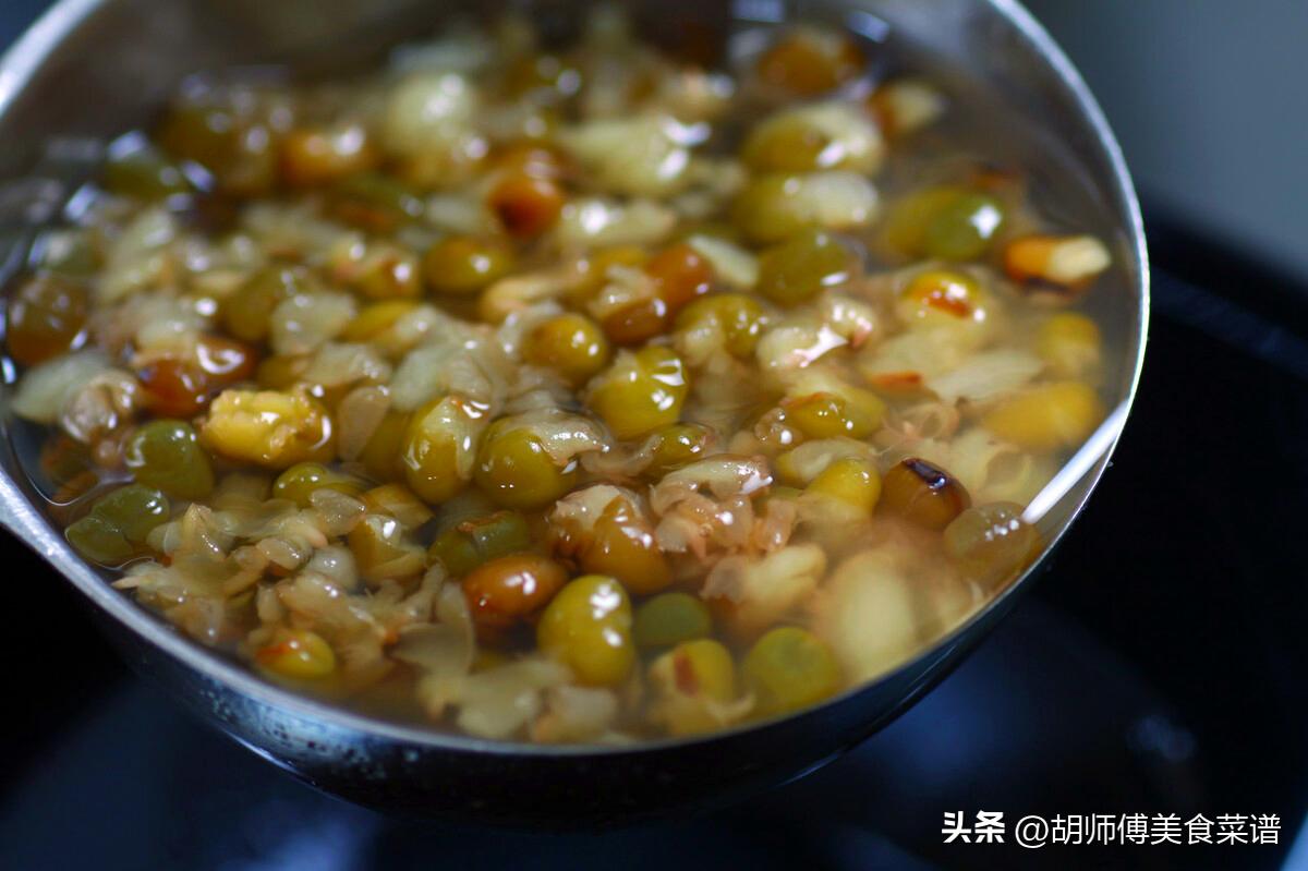不用冻的绿豆汤加什么快速开花,绿豆汤怎么煮才能快速开花