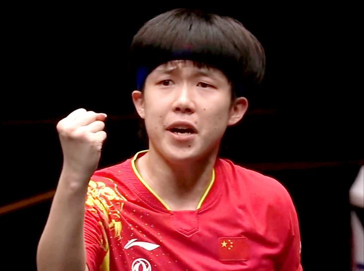 王楚钦4:0完胜张本智和决胜局,祝贺王楚钦勇夺二冠一亚