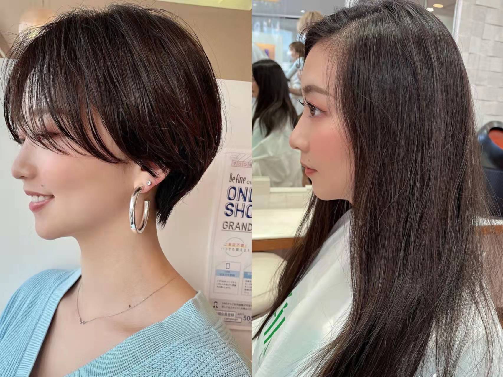 40岁短发烫发好看还是直发好看,短发怎么在家自己剪出层次的短发