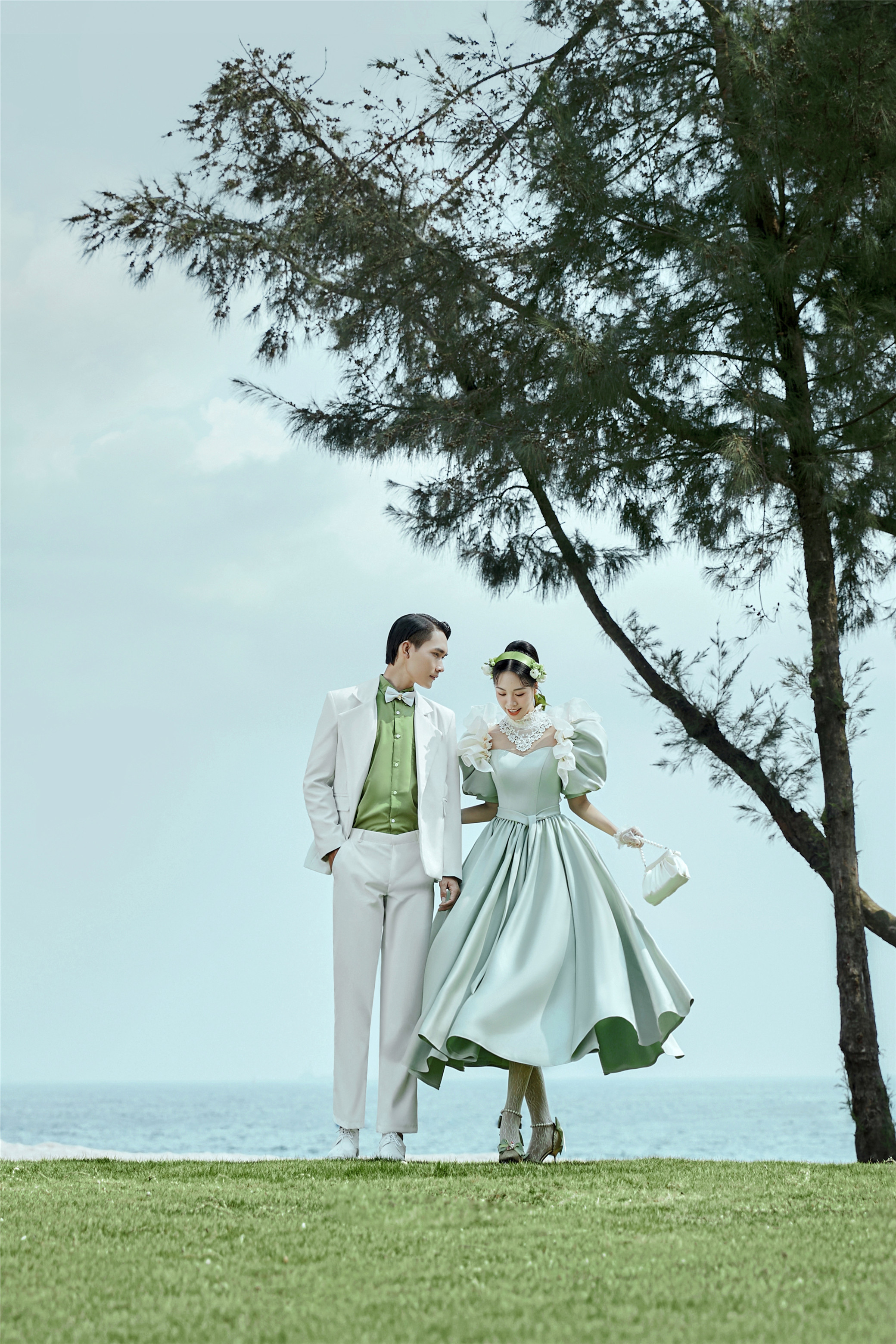 婚纱摄影工作室推荐海边,深圳婚纱照宝藏店