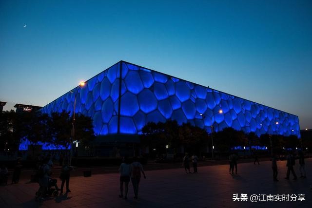 北京地标性鸟巢夜景怎么拍,北京鸟巢最好看的夜景
