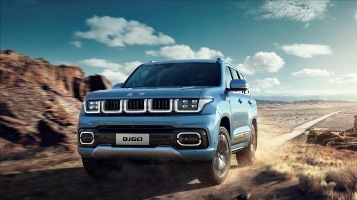 bj60谍照曝光越野suv即将来袭,越野与豪华兼得感受bj60