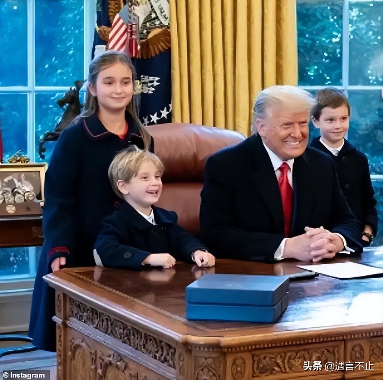 四岁用中文唱儿歌的女孩长大了，为她我希望川普再当选