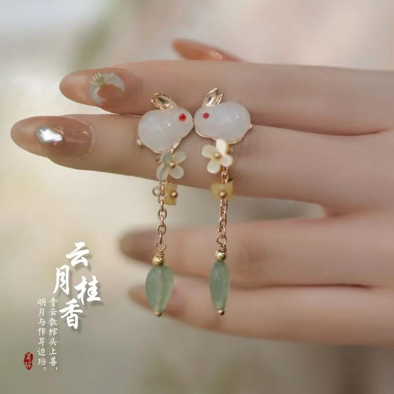 新年耳饰挂钩款,新年耳饰女