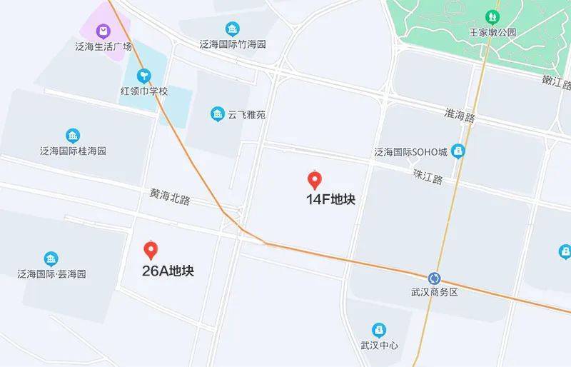 武汉cbd14a地块,武汉cbd3号地块