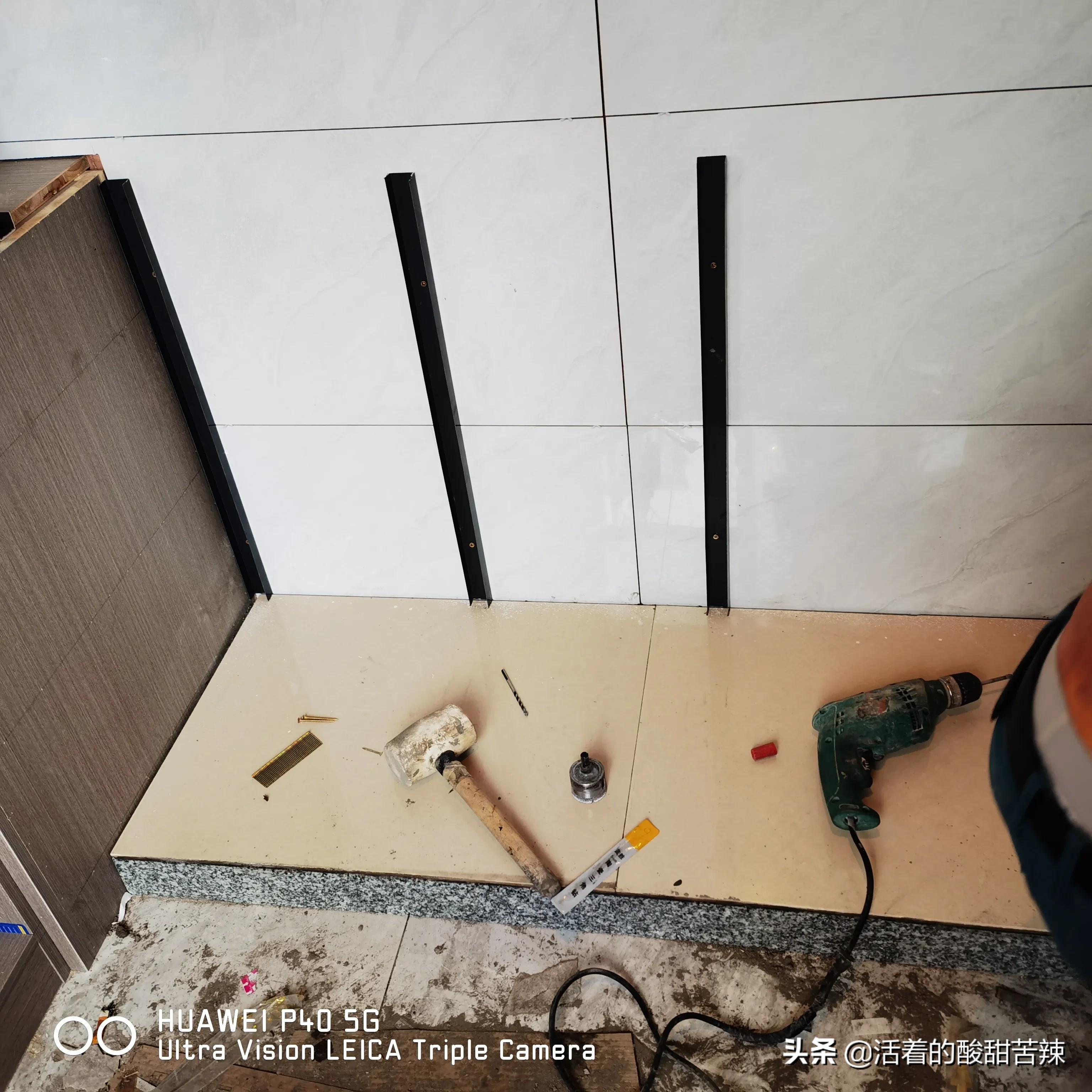 用瓷砖做厨柜，便宜又非常非常耐用