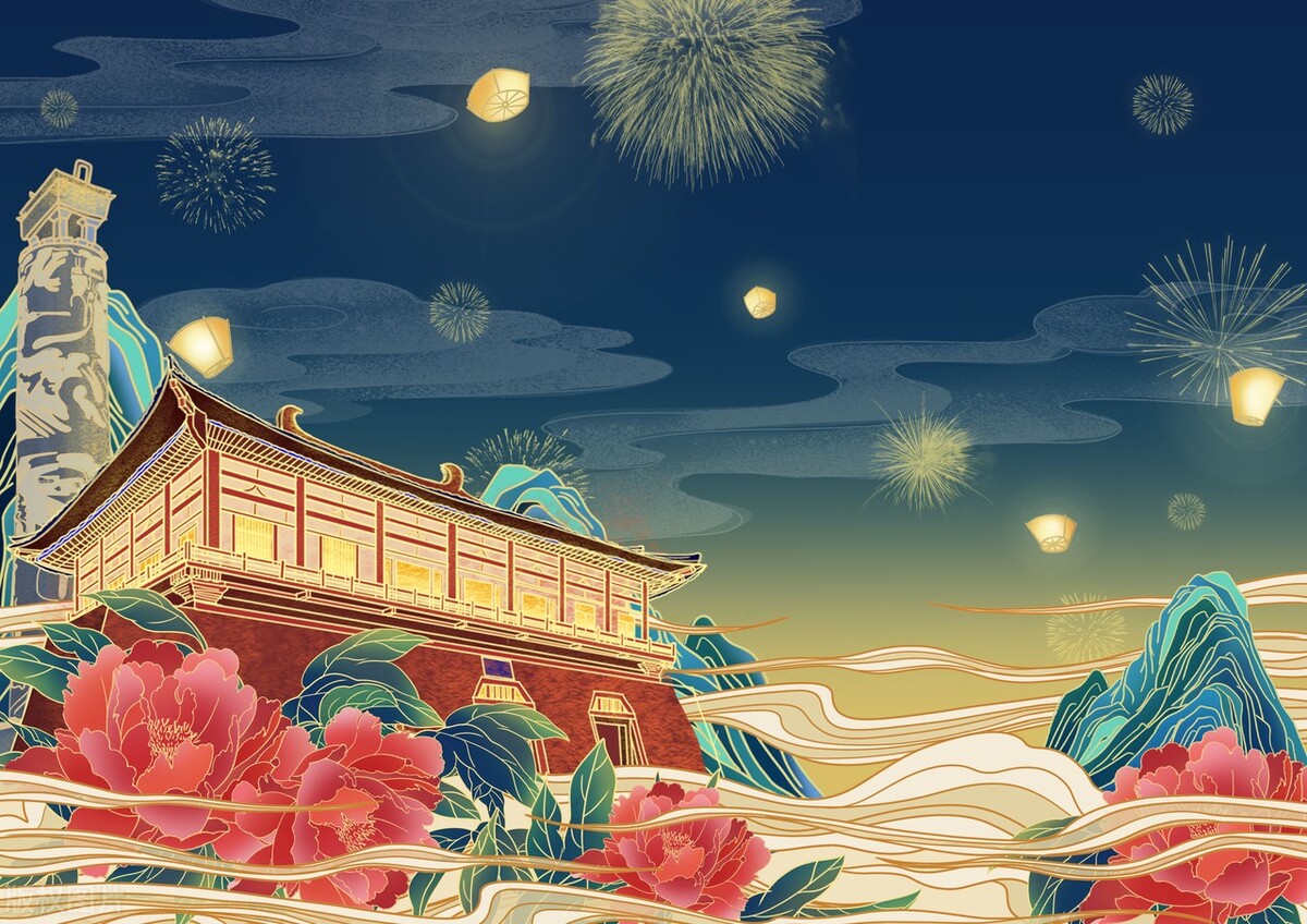 花开时节动京城的牡丹真国色,唯有牡丹真国色花开富贵动京城