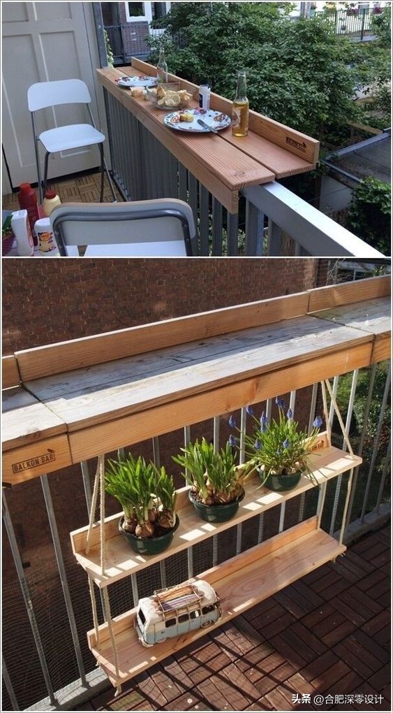 有院子，何必执着买餐桌椅呢，护栏加宽就可以，风水雨淋也不心疼