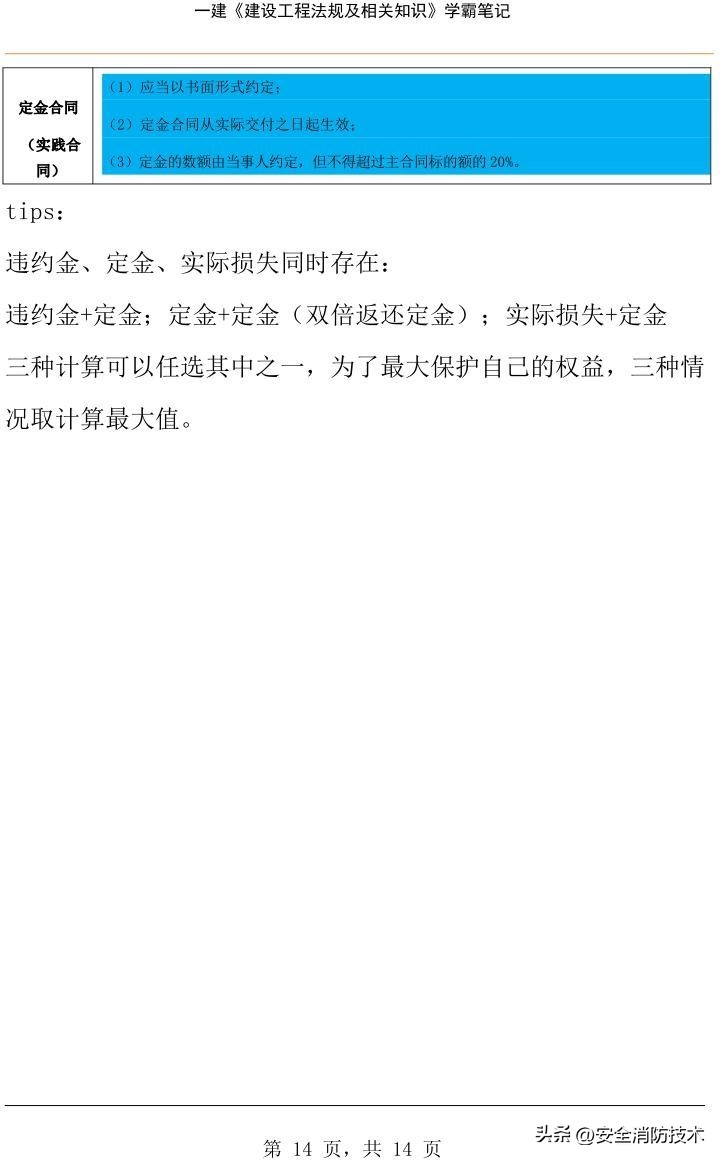 2023年一级建造师必背知识点,2024年一级建造师学霸笔记