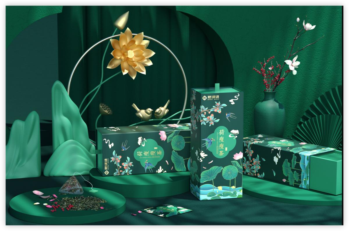 超时尚国潮插画风原创包装设计,有趣且有创意的插画包装设计欣赏