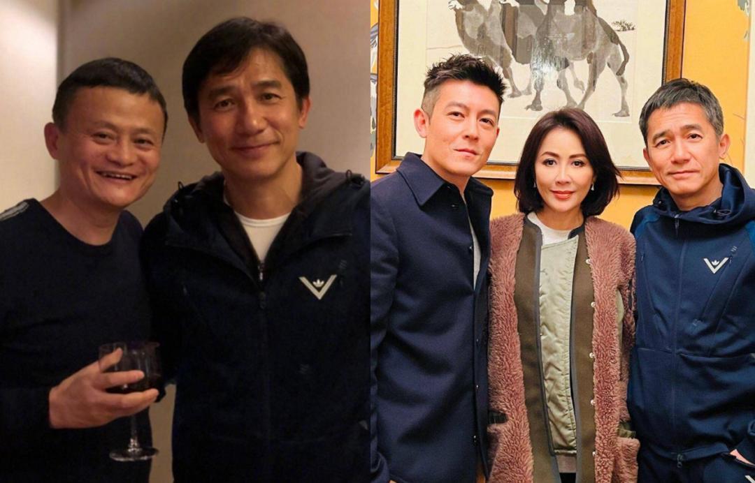 刘嘉玲与梁朝伟恩爱合照穿小香风,刘嘉玲梁朝伟红毯动图