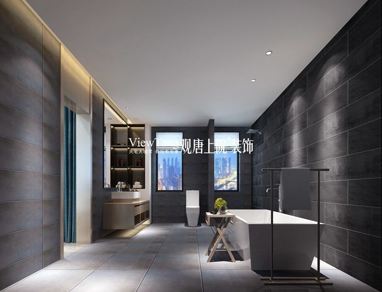 观唐装修设计图,观唐装饰设计滨江