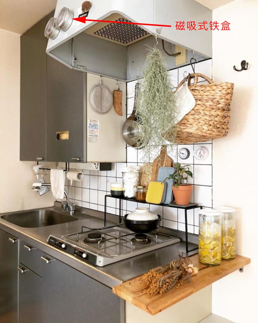 厨房每个区域都很小如何充分利用,厨房这样改造收纳空间大一倍