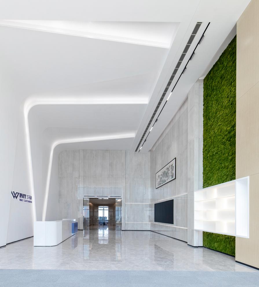 华可可实景落地作品|深圳前海万邑通科技总部办公室