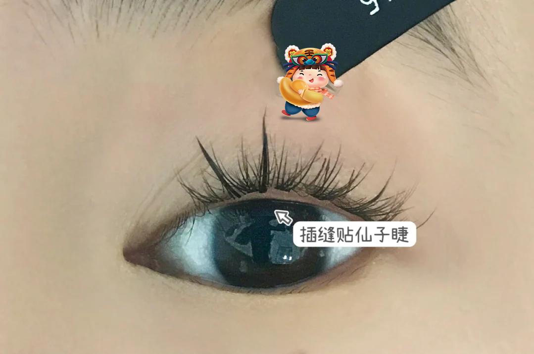 怎么弄假睫毛视频教程,新手种植睫毛假睫毛练习视频