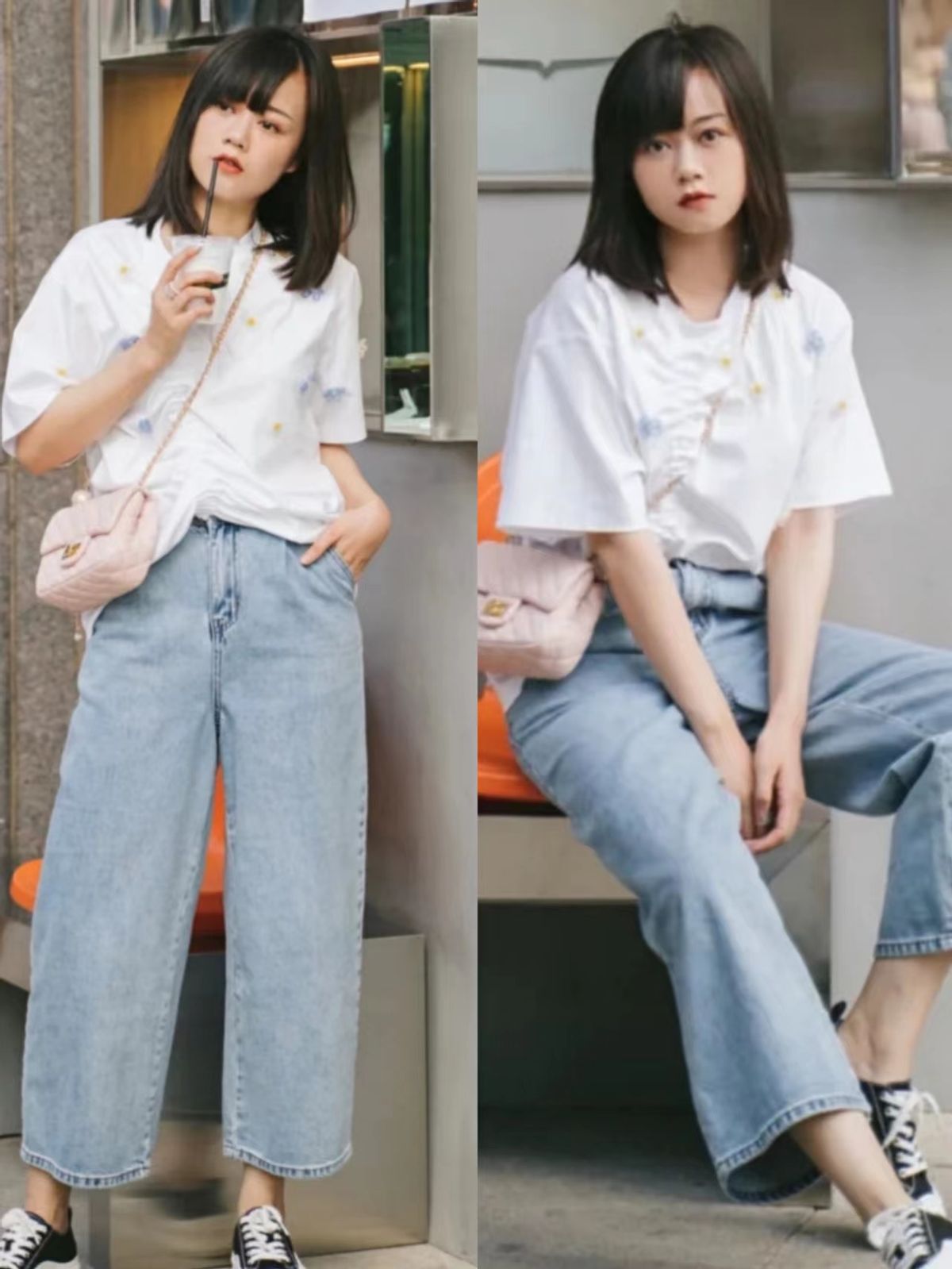 “白T恤”慵懒风穿搭火了！搭配这些单品休闲又随性，懒人*党**爱了