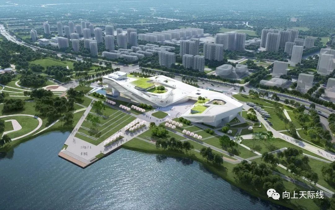 石家庄太平河片区博物馆设计单位,石家庄太平河片区三大场馆概念图