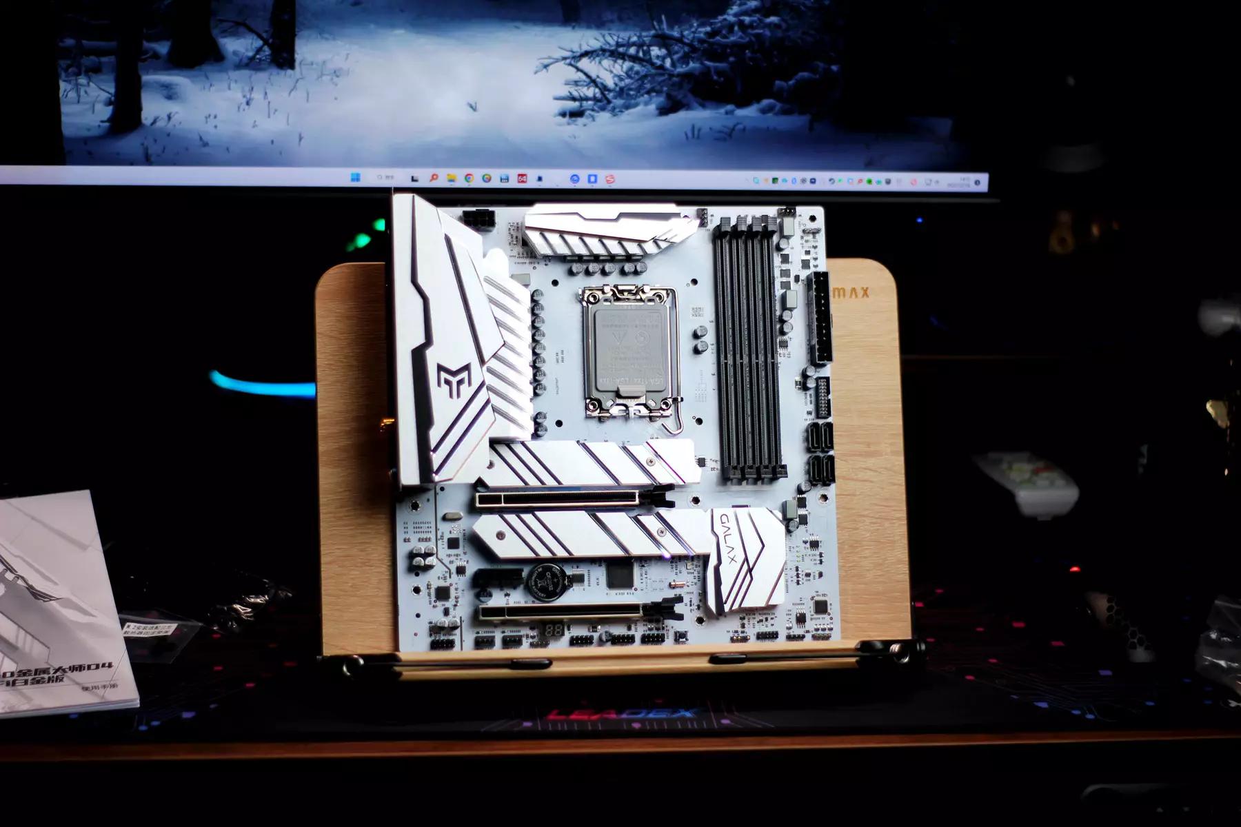 影驰b660m金属大师,影驰b660金属大师主板超外频