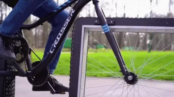 自行车轮胎改装全过程,史上最牛自行车轮胎