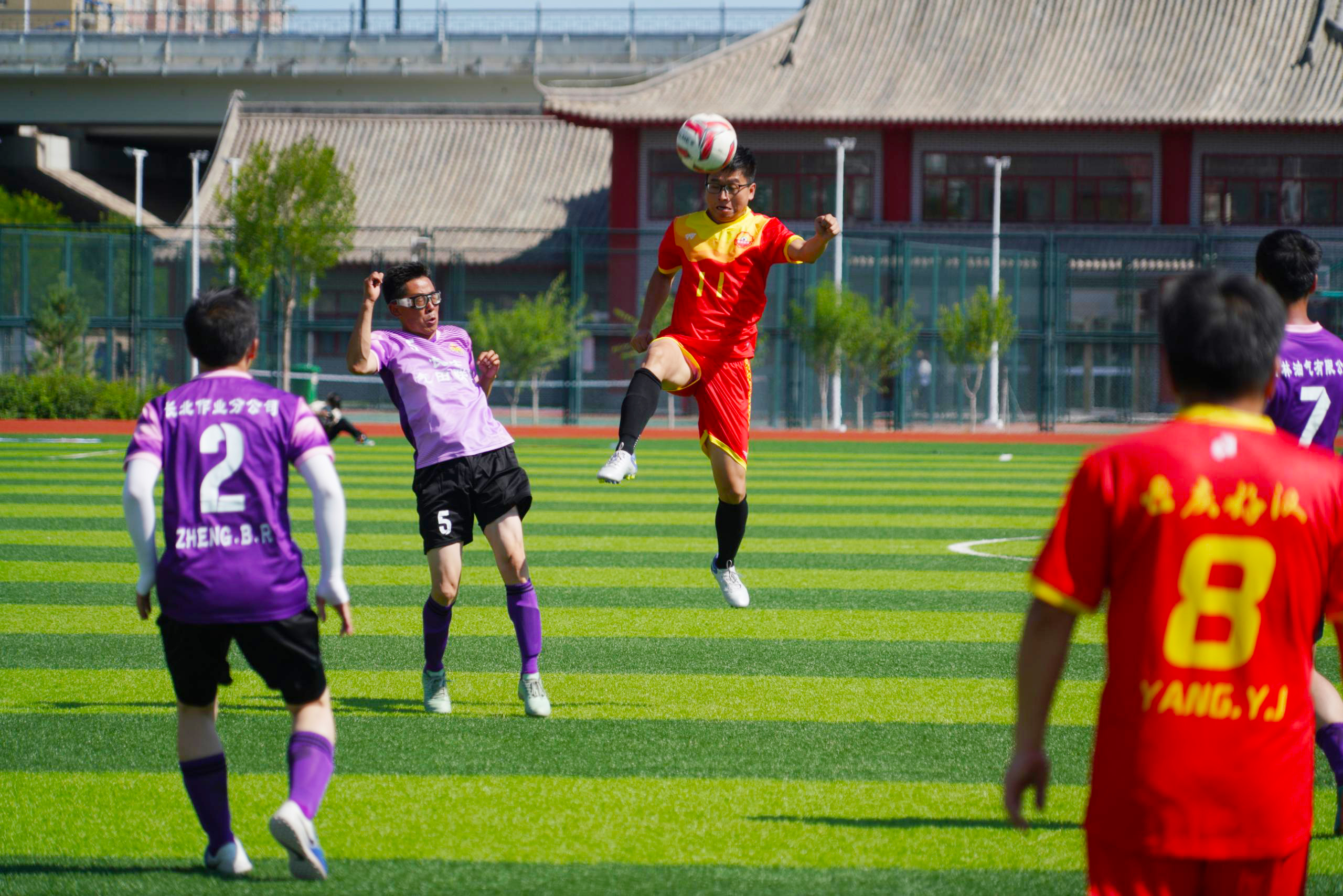长庆长北杯足球赛开幕式,第二届足球赛开赛