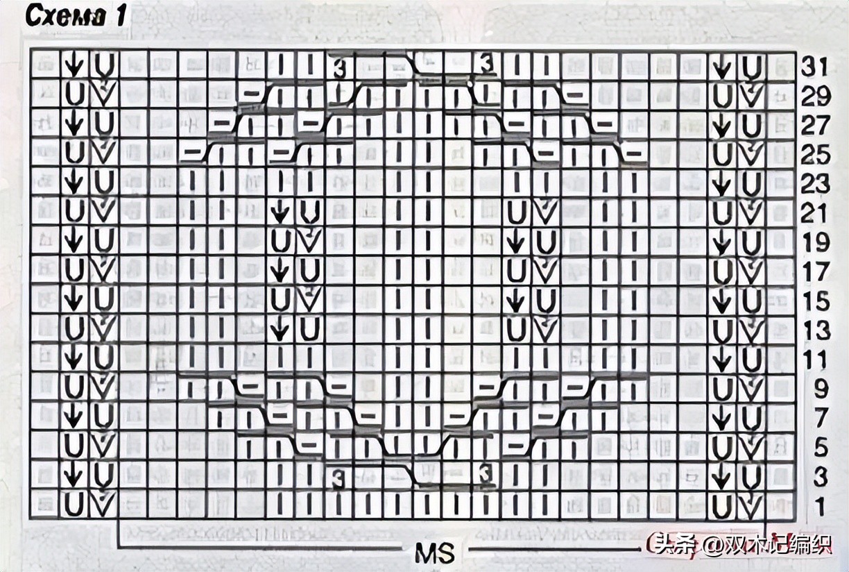 插肩袖套头毛衣花样图解,最简单套头的毛衣花样图案