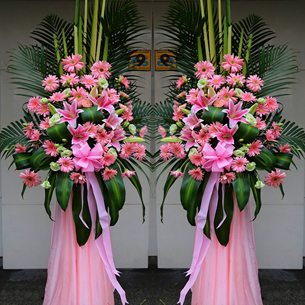 店铺试业摆花篮还是开业摆花篮,店开业送什么花篮比较高档次