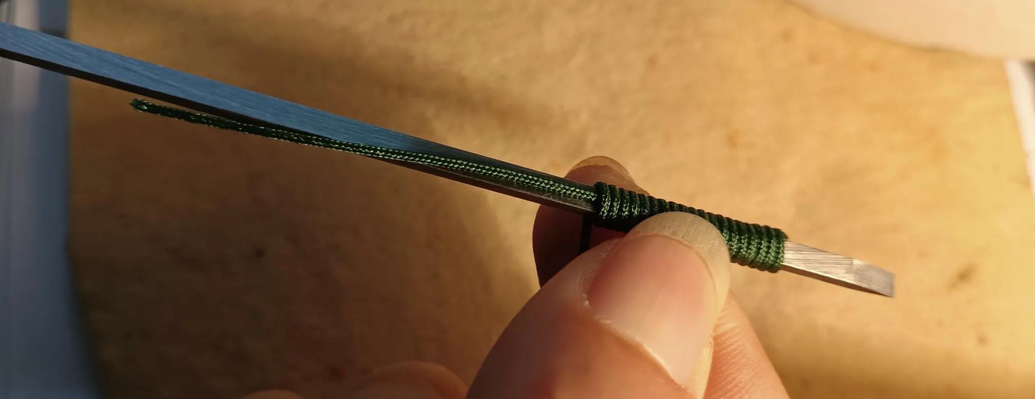 缠刀绳教程,磨完刀粘刀